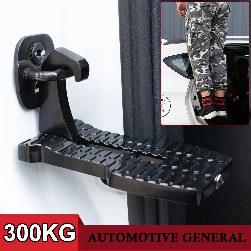 

Multifunction Foldable Car Roof Rack Step Car Door Step Universal Latch Hook Auxiliary Foot Pedal Aluminium Alloy Safety Hammer