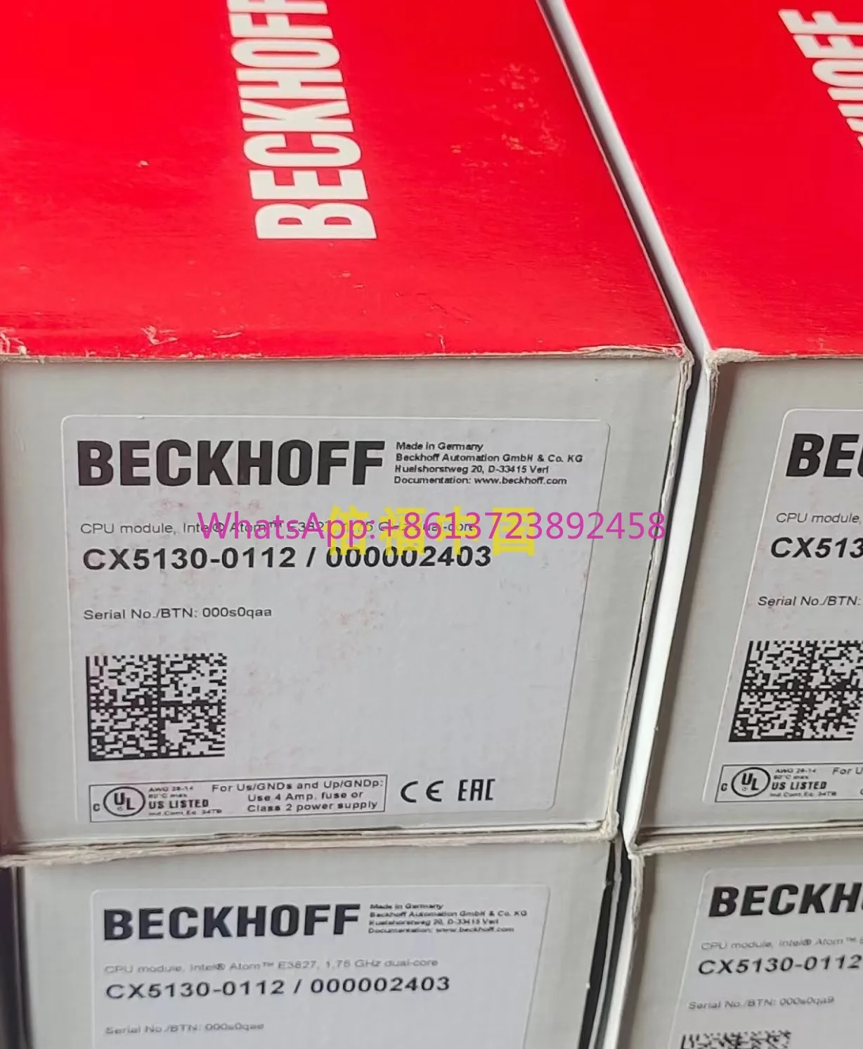 

BECKHOFF CX5130-0122 CX5130-0123 CX5130-0125 CX5130-0130