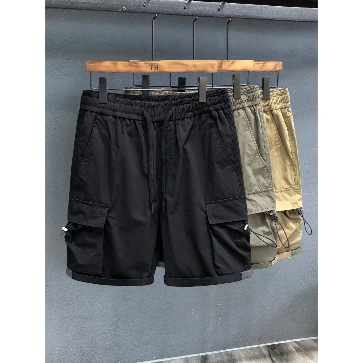 

Легкие летние повседневные брюки Svip из ледяного шелка для мужчин: свободные, с множеством карманов, прямого кроя, для работы и отдыха