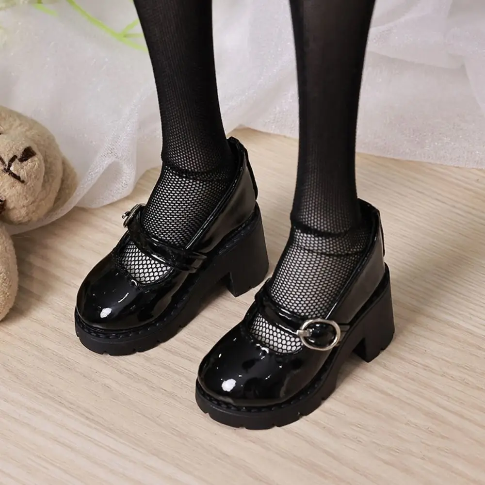 Only Selling Shoes Mini Doll Shoes Multicolor Academic Style PU Leather Shoes Replacement Outfit Cute High heel For 4/1 BJD