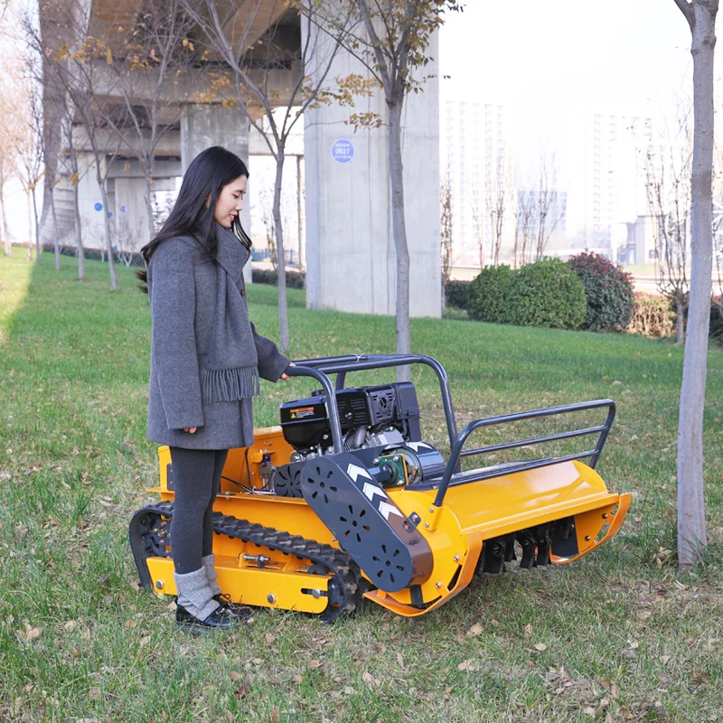 Customized Fast Delivery Remote Control Lawn Mower Self Cutting Lawn Mower Multifunctional Diesel/Gas Lawn Mower