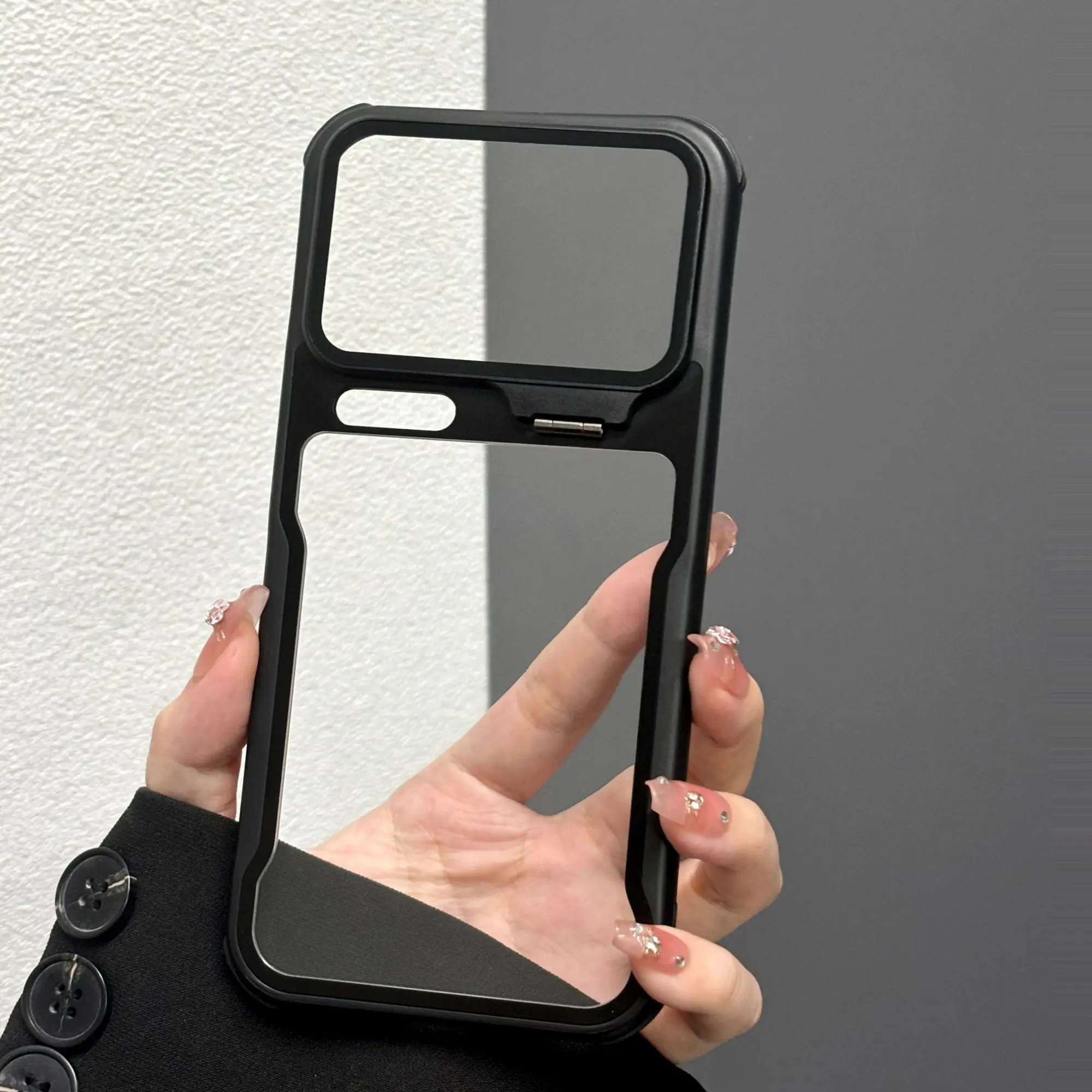 حافظة لهاتف XIAOMI 17 Pro Max غطاء حماية لعدسة الإطار المعدني الأكريليك البسيط لهاتف Xiaomi 17 Pro Max ممتص للصدمات Funda #1