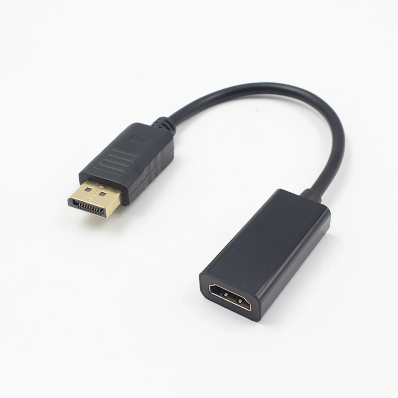 DisplayPort to HDMI-compatible Cable Adapter DP to 1080P HDMI-compatible Cord Converter Male To Female For TV Laptop PC Macbook