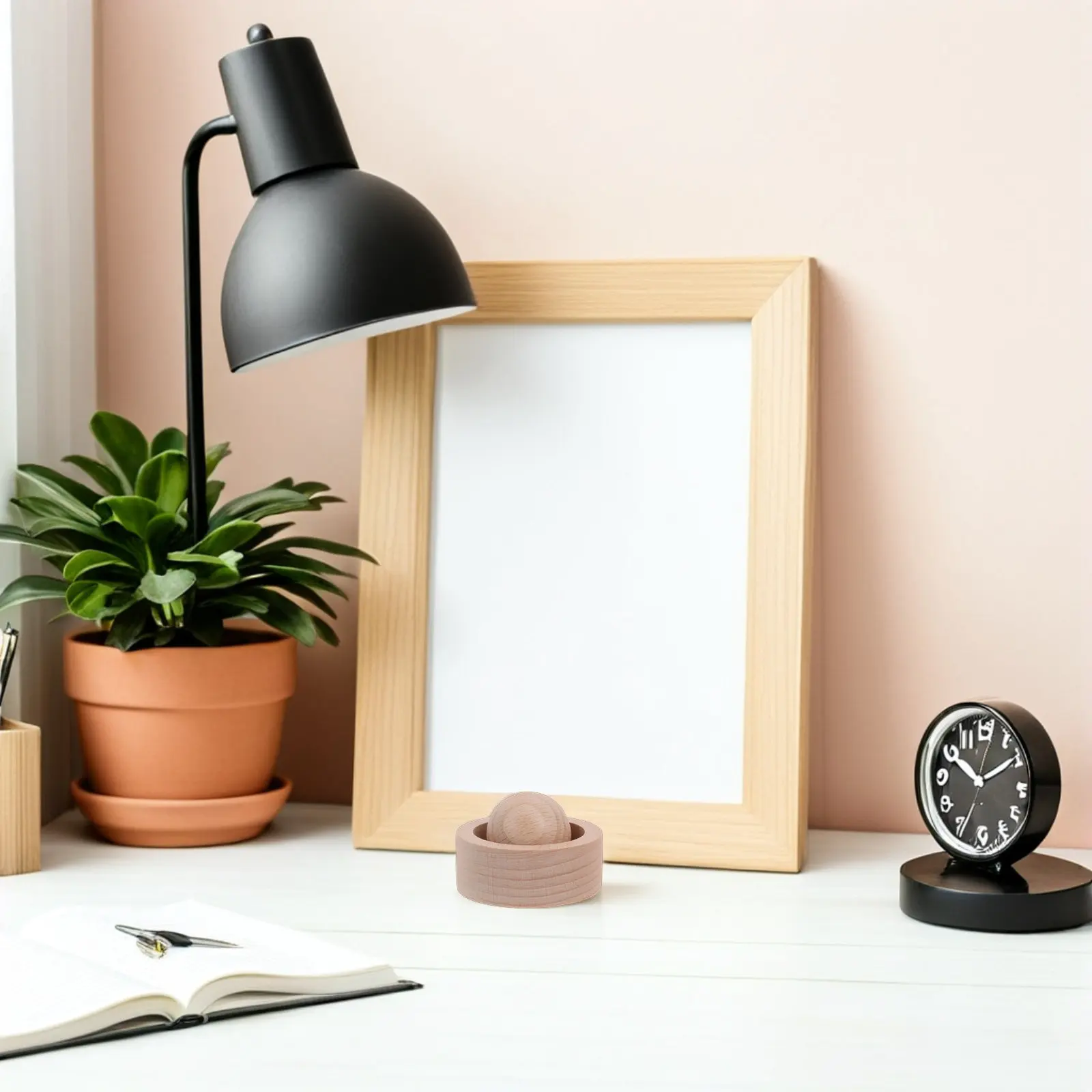 

4Pcs Wooden Essential Oil Diffuser Small Cylindrical Passive Aromatherapy Diffuser for Home Office Bedroom Yoga Room Natural Air