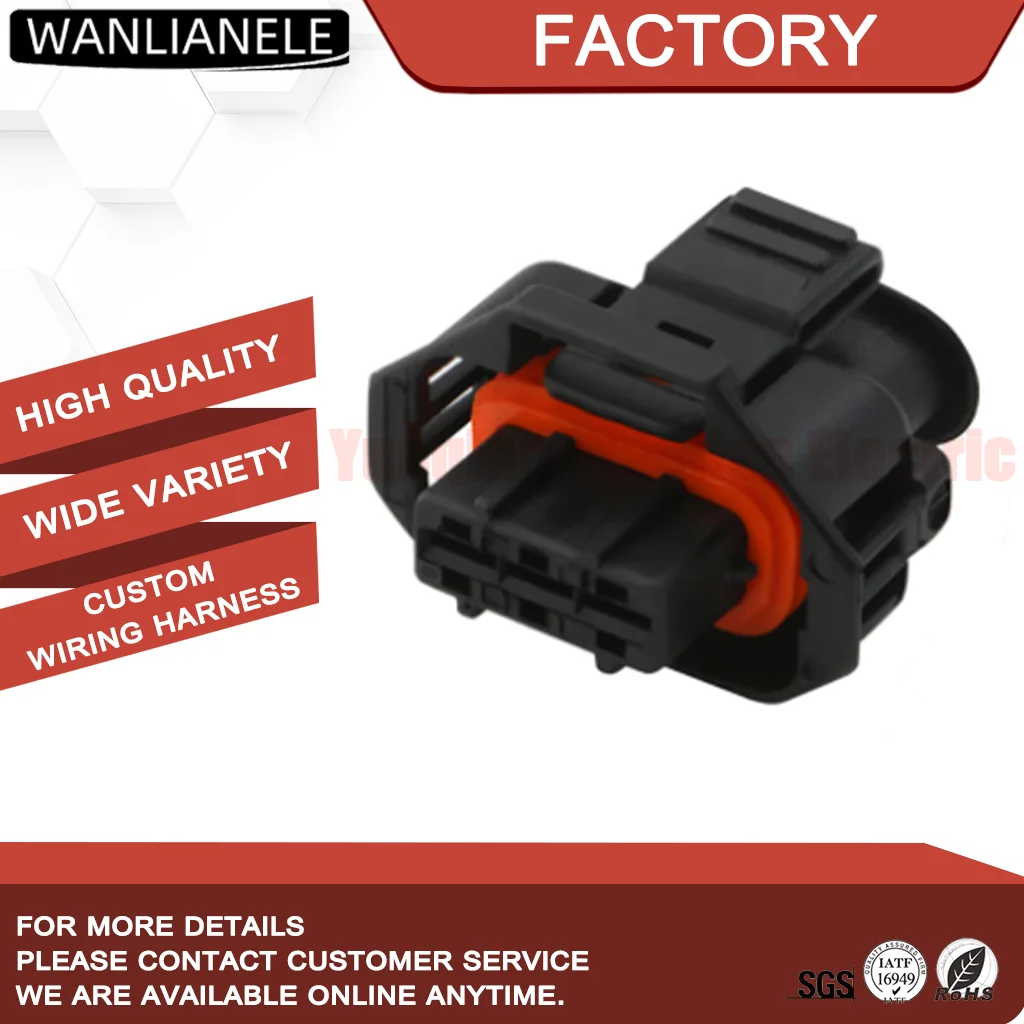 50 Sets 1928403966 3 Pin Female Waterproof Connector Fit Ford Falcon BA BF XR6 Turbo MAP Sensor Injector
