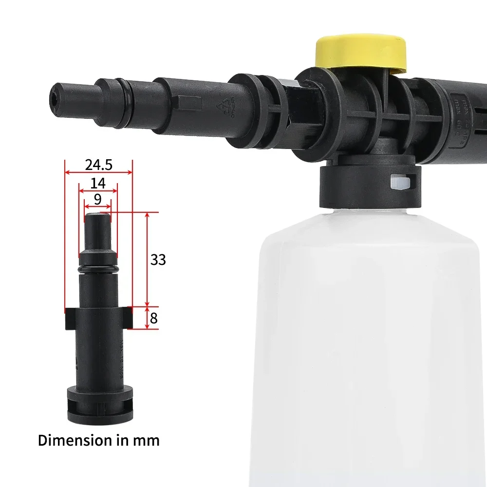 High Pressure Washer Foam Generator Soap Gun Snow  Lance Car Foam Wash Water Clean Foam Sprayer for Huter /Anlu /Kolher