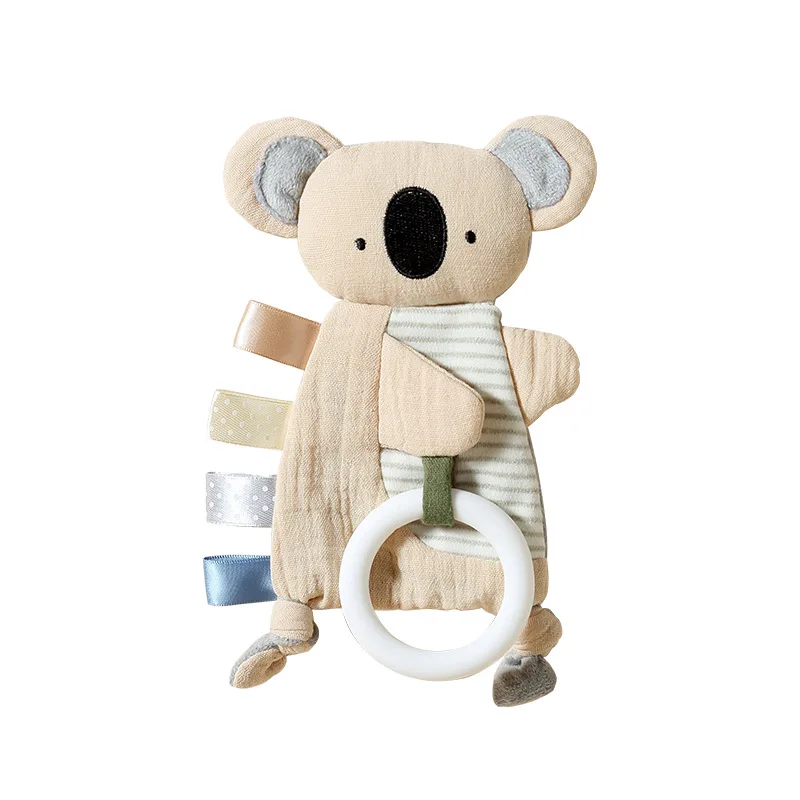 Muñeca calmante de papel arrugado: seguro para masticar, ayuda para dormir para bebés, regalo de cumpleaños perfecto
