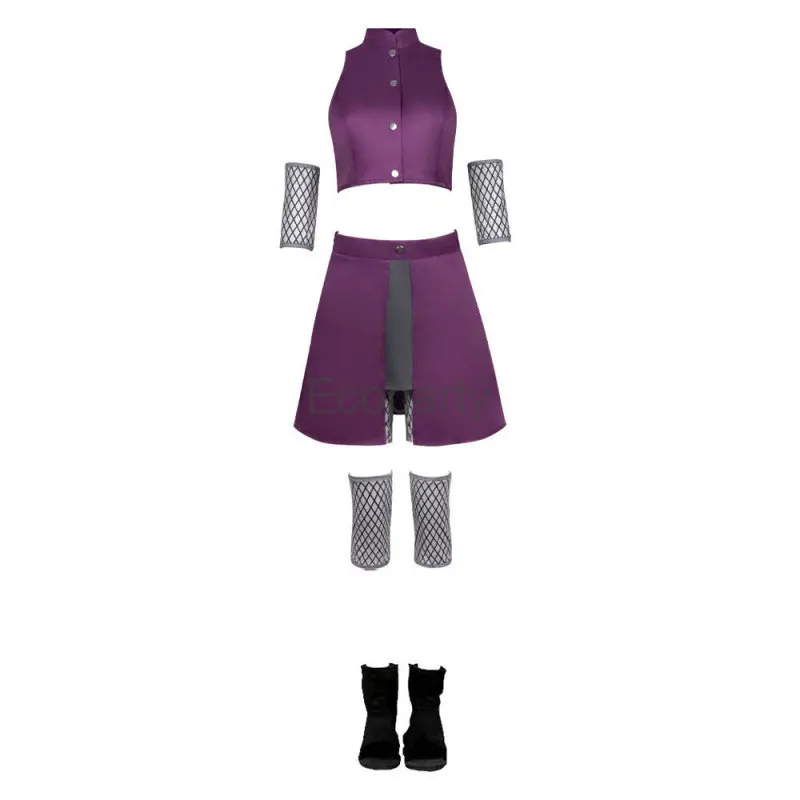 New Japanese Anime Ninja Costumes Ino Shika Cho Cosplay Costume For Women Halloween Carnival Party Comic Con Performance Wear