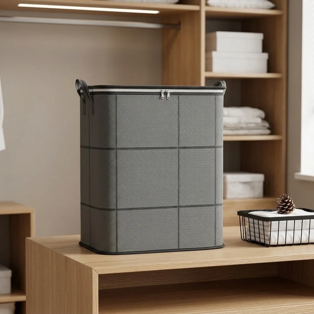 Sturdy Handle Blanket Storage Bag for Efficient Home Organization Travel Storage or Seasonal Rotation of Cozy Essentials