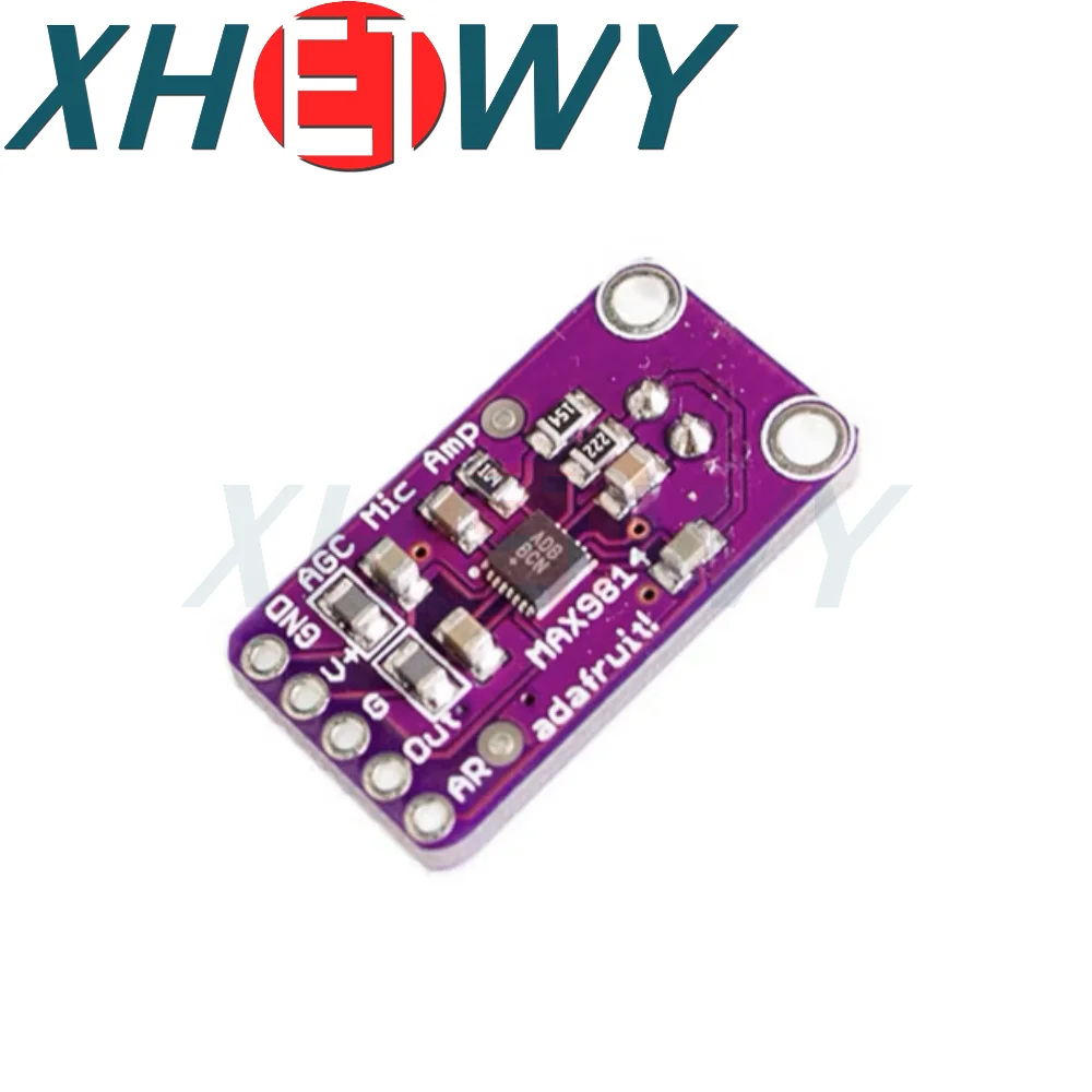 MAX9814 Microphone AGC Amplifier Board Sound sensor Module Auto Gain Control Attack for Arduino MAX4466 PCB Board Diy Kit