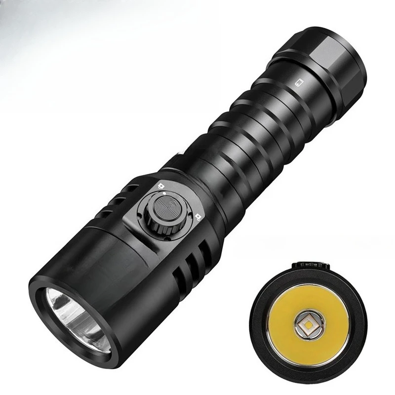 

Diving flashlight SFT70 lamp beads 3200 lumens 21700 large capacity lithium battery
