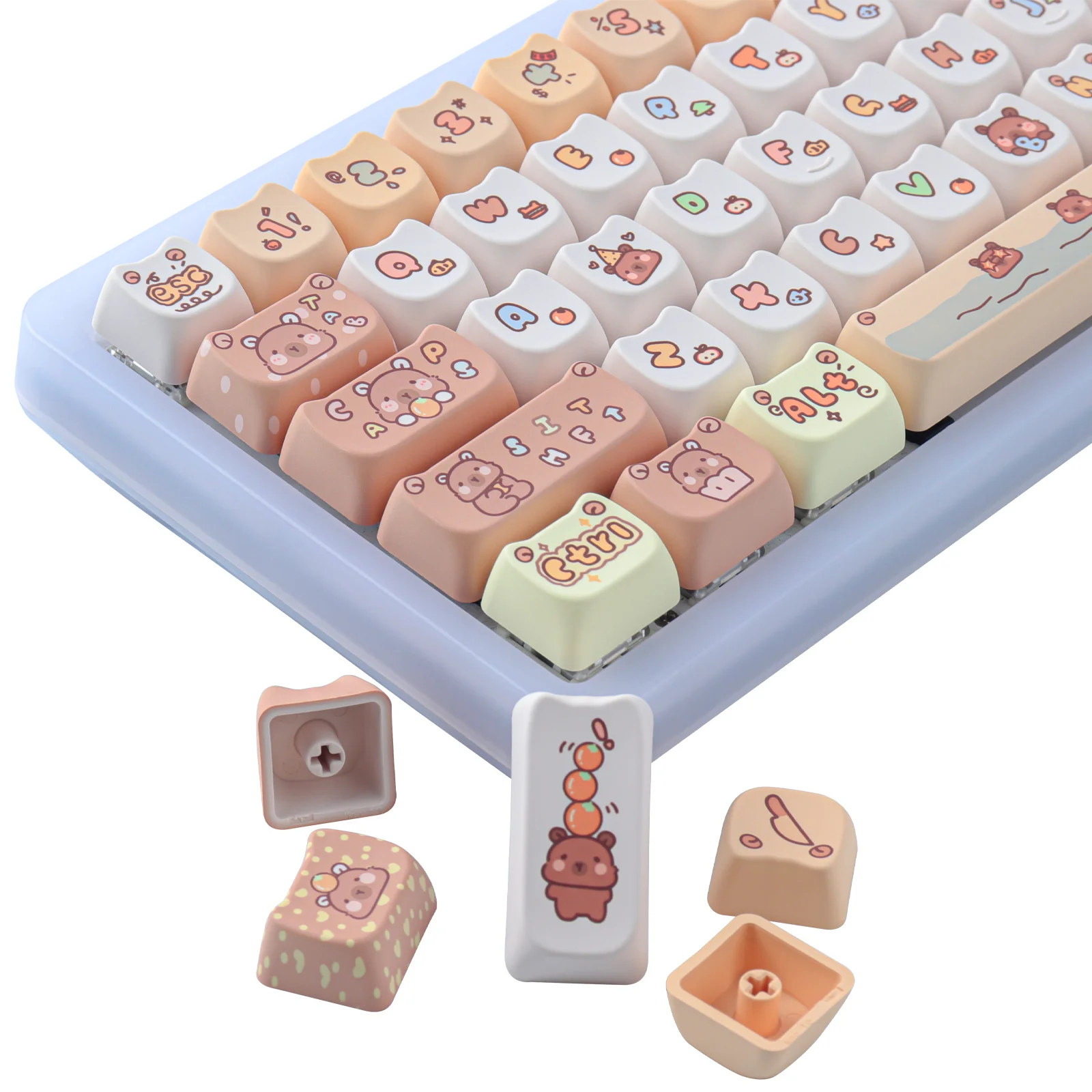 

Picabala keycaps 137 Keys keycaps MOA Profile DYE-SUB Personalized For Mechanical Keyboard