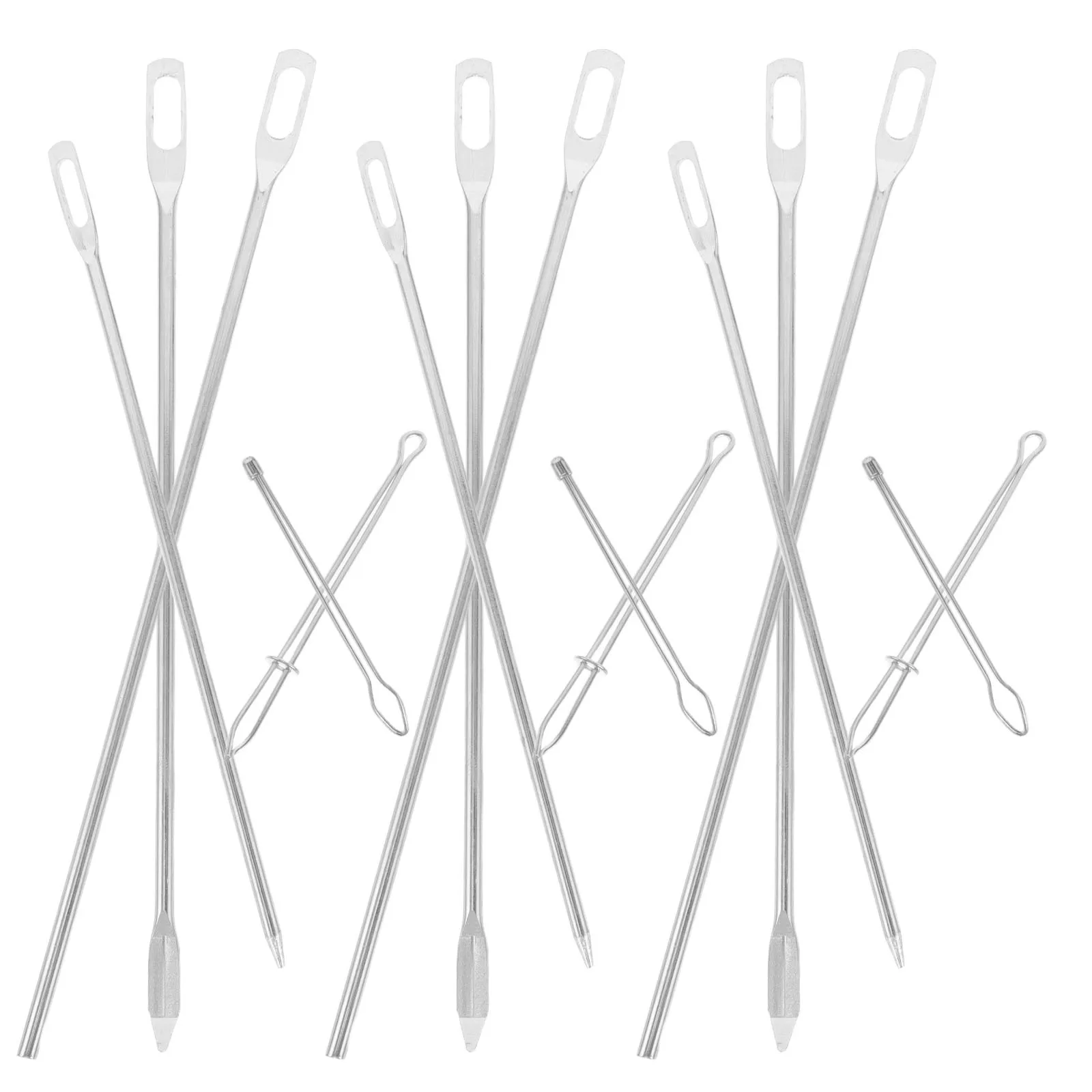 

15Pcs Drawstring Threader Tool Metal Drawstring Rope Threaders for Hoodie Pants Repair Elastic Replacement DIY Sewing Crafting