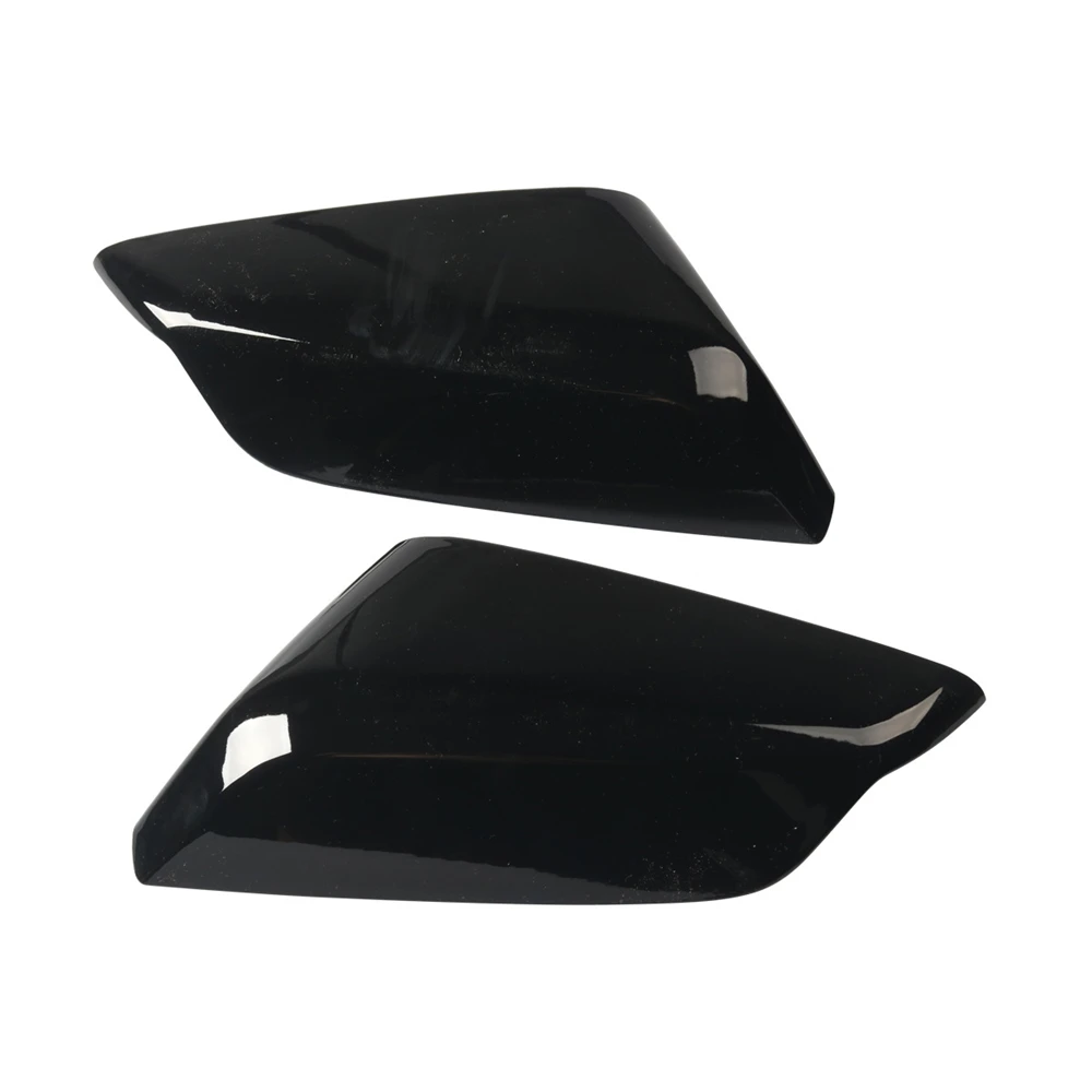 

2pc Top Half Mirror Covers for Chevy Malibu 2016-2021 Gloss Black 84026841 84026842