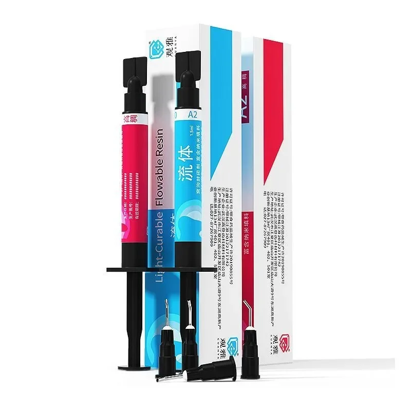 Dental Light-Curable Flowable Resin Specific Flow Resin Filling Nano Pit Fissure Sealant Oral Restoration Filling Materials