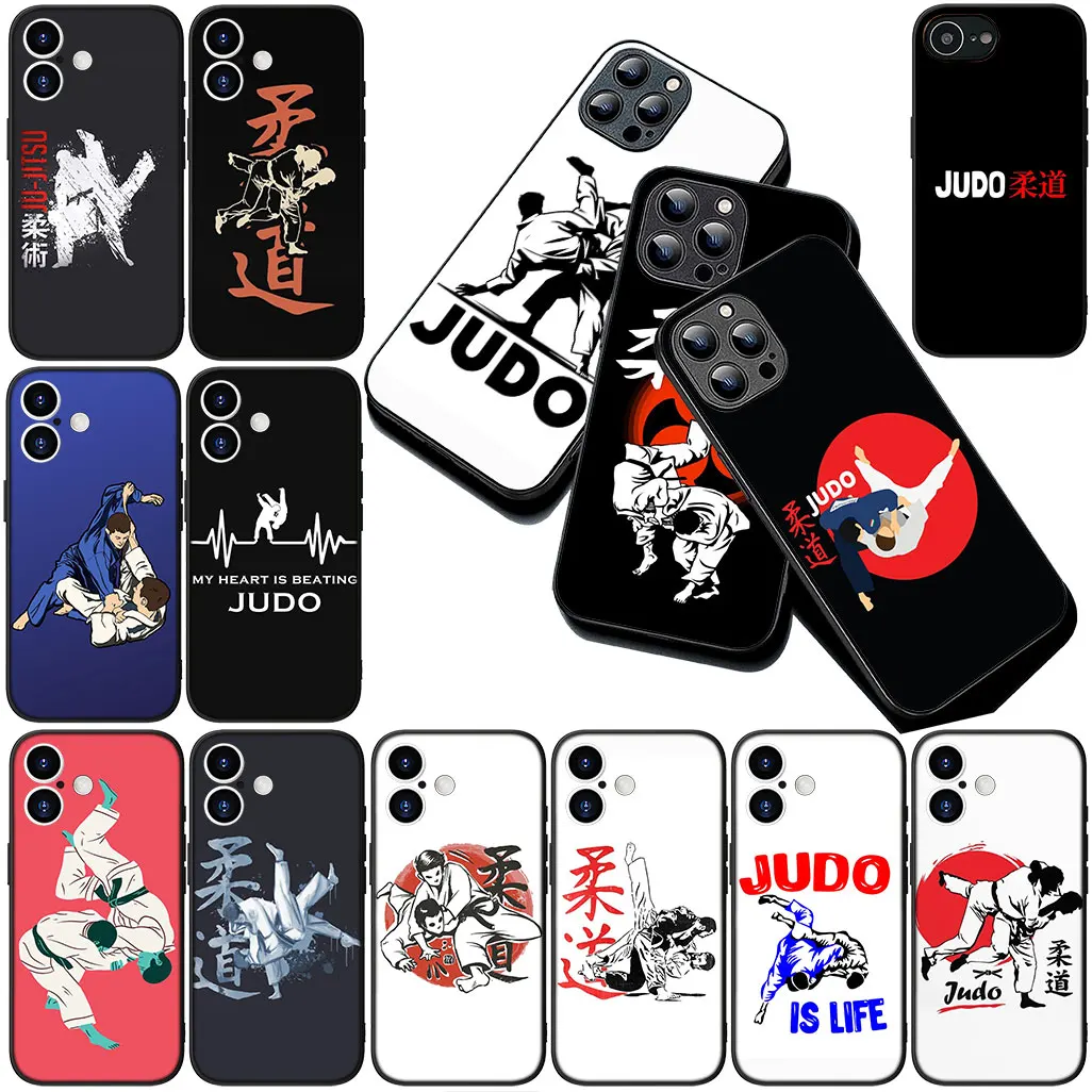 Мягкий чехол для Motorola Moto E14 E15 G04 G05 G14 G55 G75 G85 G24 A54 G15 Power E22 Чехол для телефона Fashion Janpan Judo Черный корпус Мягкий чехол для Motorola Moto E14 E15 G04 G05 G14 G55 G75 G85 G24 A54 G15 Power E22 Чехол для телефона Fashion Janpan Judo Черный корпус