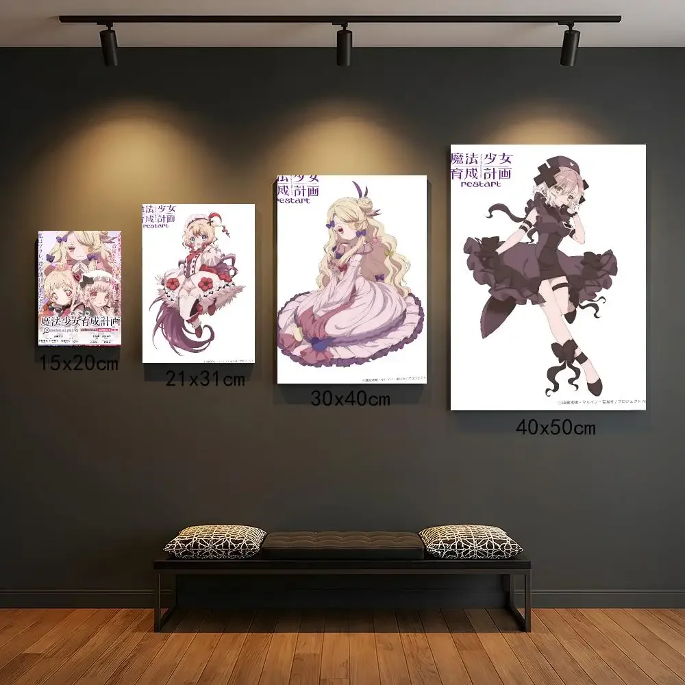 anime M-Magical Girl Raising Project-T Painting Calligraphy Boho Botanical Decor for Living Room  Elegant Home Style