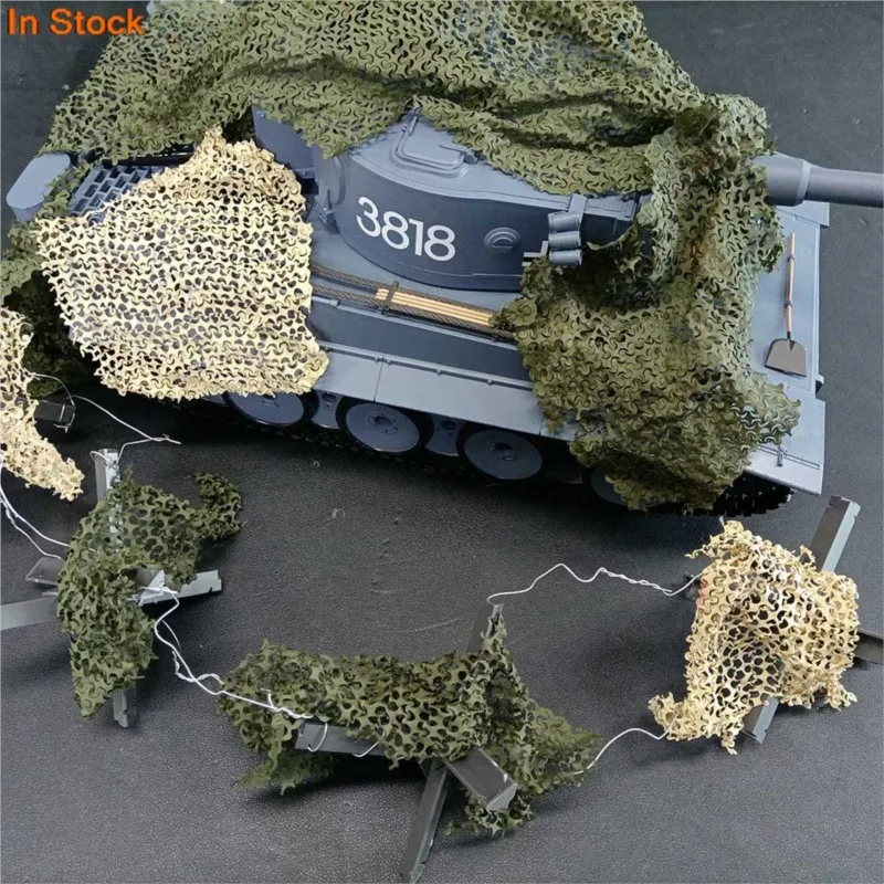 Filet de Camouflage Henglong pour réservoir RC Tiger I Challenger II, modèle militaire télécommandé, accessoires de bricolage, 1/16