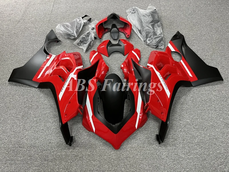 

Injection New ABS Whole Motorcycle Fairings Kit Fit For DUCATI PANIGALE V4 V4s 2020 2021 20 21 Bodywork set Custom Black Red