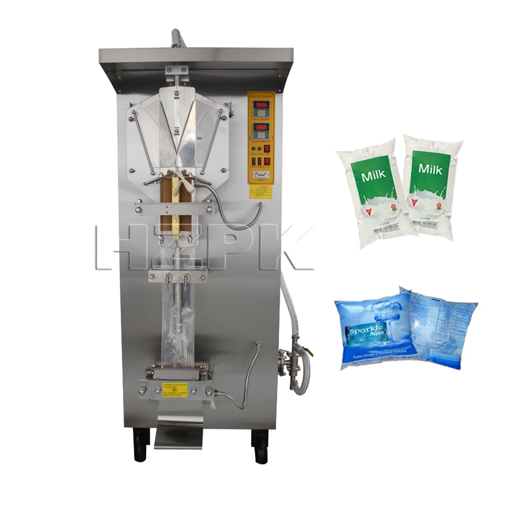 

HZPK Vertical Dates Cooking Oil Liquid Small Water Sachet Pouch Packing and Sealing Filling Machine Price Fully Automatic