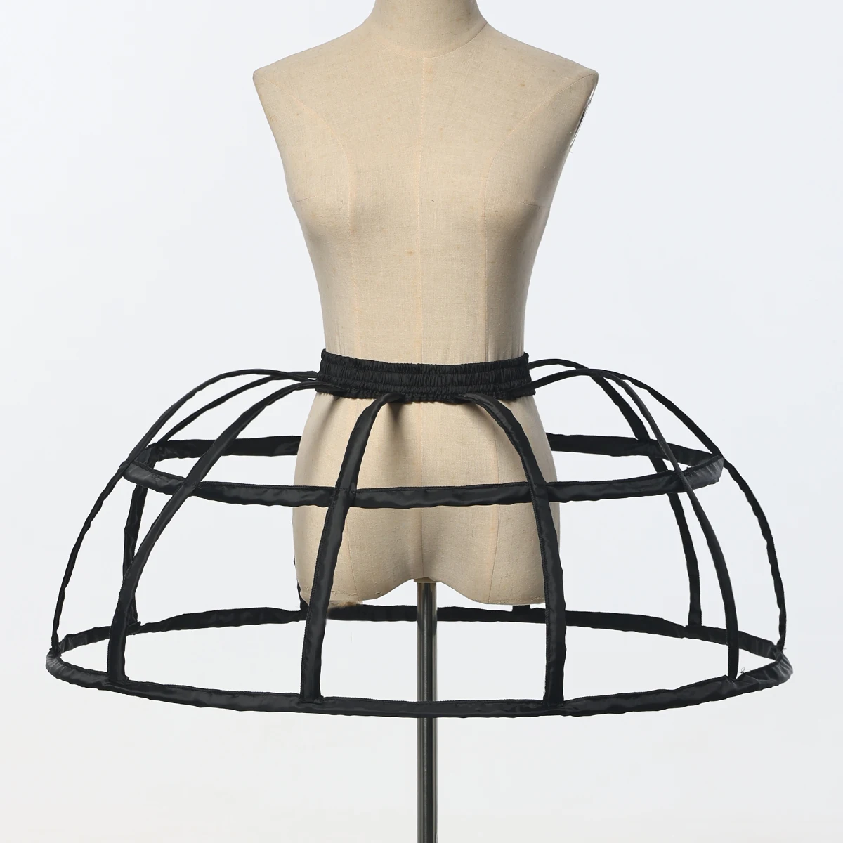 

Women Hoop Skirt Crinoline Skirts Petticoat Bustle Victorian Ball Gown Dress Baroque Style Pannier Petticoat