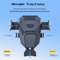 New Model Car-mounted Mobile Phone Holder - Automatically Locking Car Multi-functional Telescopic Suction Cup Air Outlet Support 2