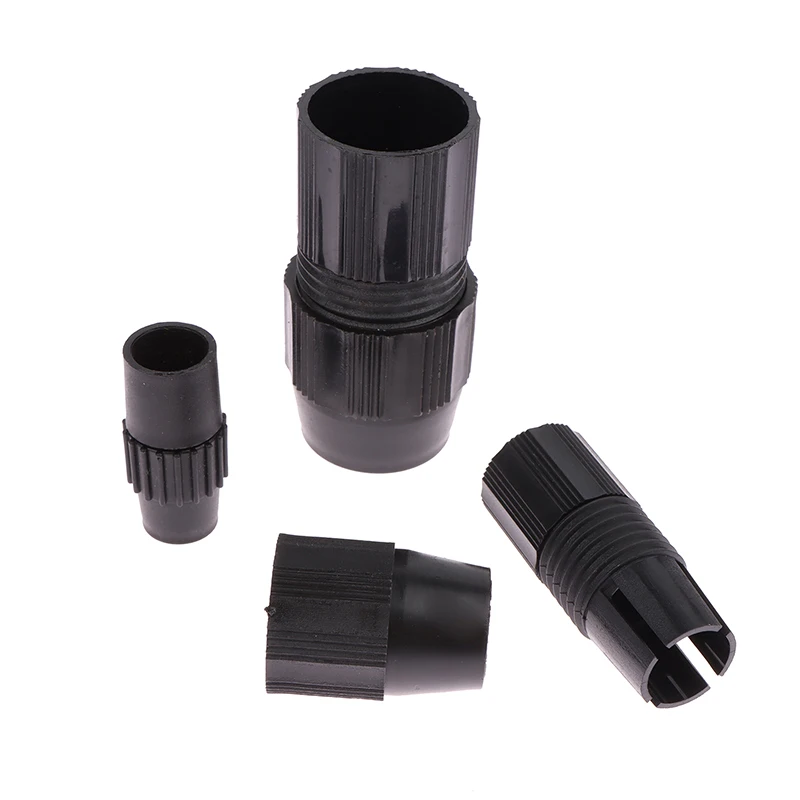 Plastic Telescopic Tube Connector Dip Net Pole Telescoping Pipe Twist Clamp Fixed Lock For DIY CFK Carbon Fiber Tubes