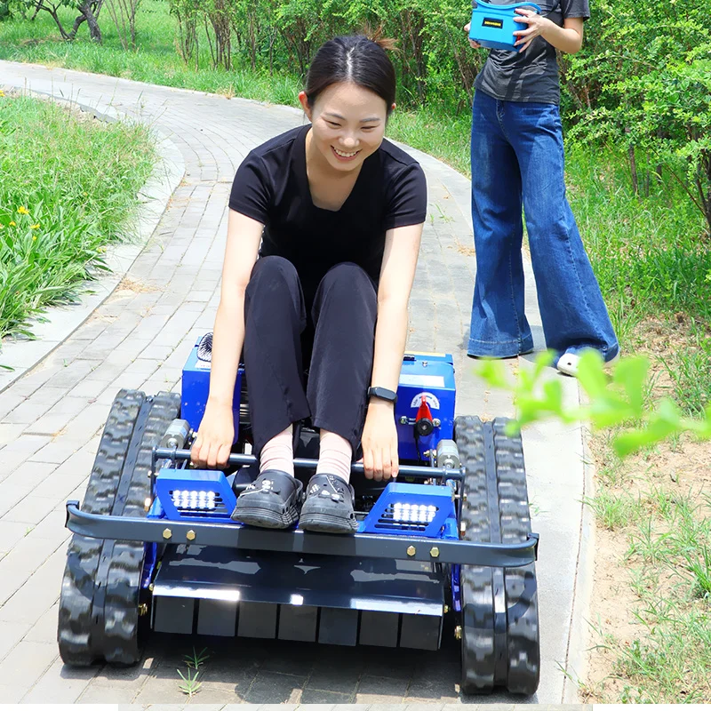 

Customized Remote Control Crawler Mini Tractor Lawn Mower Cheap Remote Control Smart Zero Turn Petrol Lawn Mower