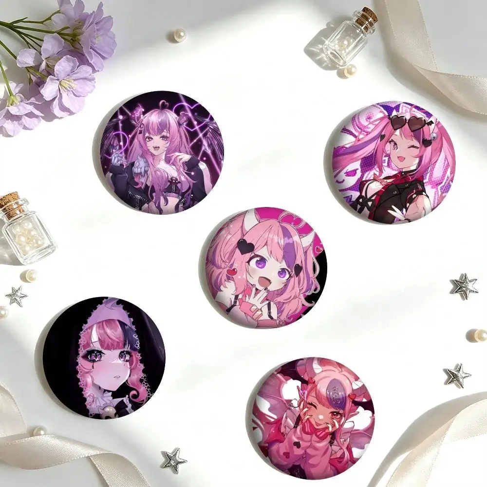 V-Virtual Streamer I-Ironmouse 25mm 32mm 44mm 58mm 75mm Brooches Badges Pins for Accessories Gift