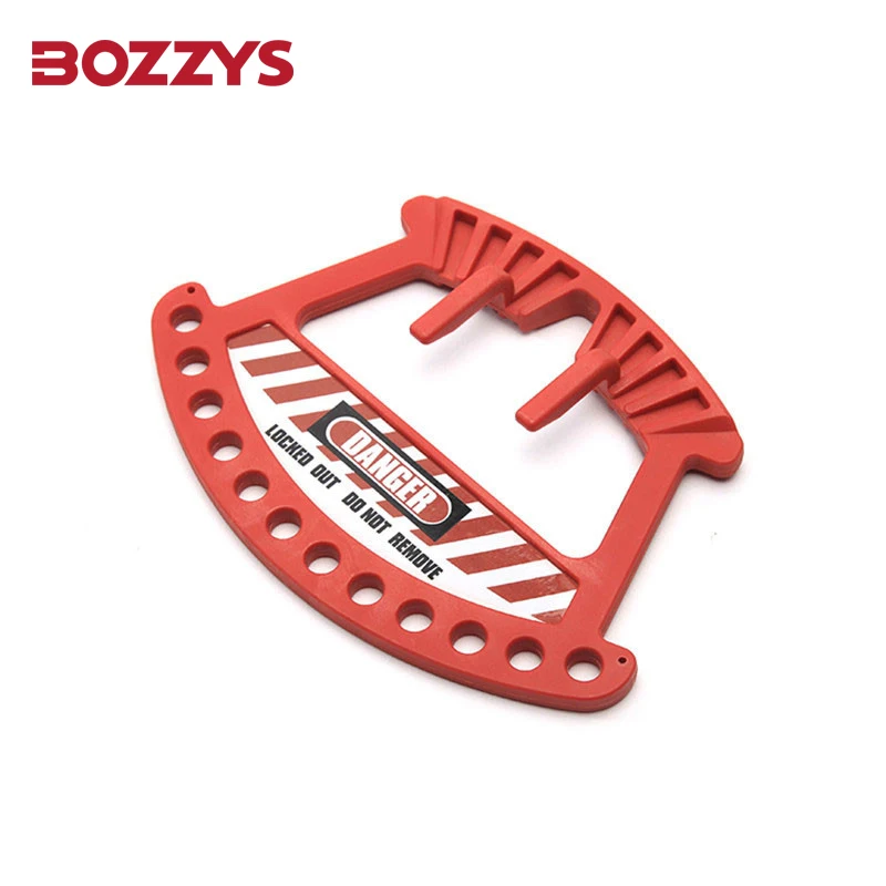 BOZZYS Portable Engineered Plastic Reinforced Nylon Safety Padlock Caddy for Safety Padlock Visual Management