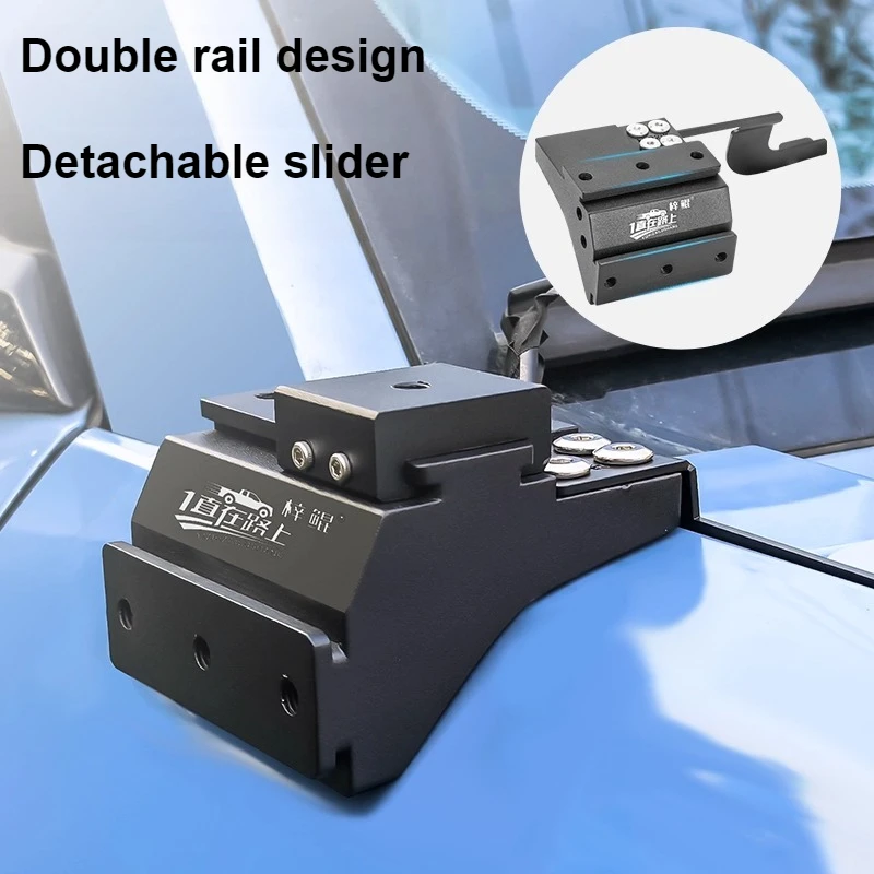 Car A-Pillar Dual Light Expansion Bracket Quick Release LED Spotlight Expansion Stand Accessories For BYD Formula Leopard 5 2024