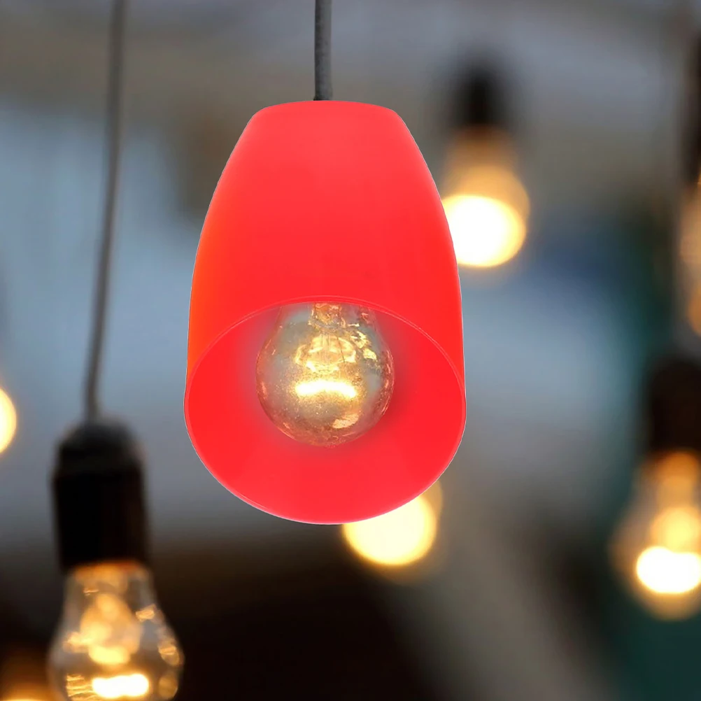 

6pcs Plastic Lampshade Inclined Head Replacement For Table Lamp Wall Hanging Light Simple Chic Creative Light Cover Sturdy