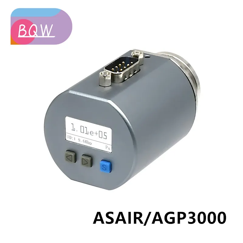 

ASAIR AGP3000 MEMS Digital Display Resistor Pirani Vacuum Gauge RS485 0-10V Analog Output