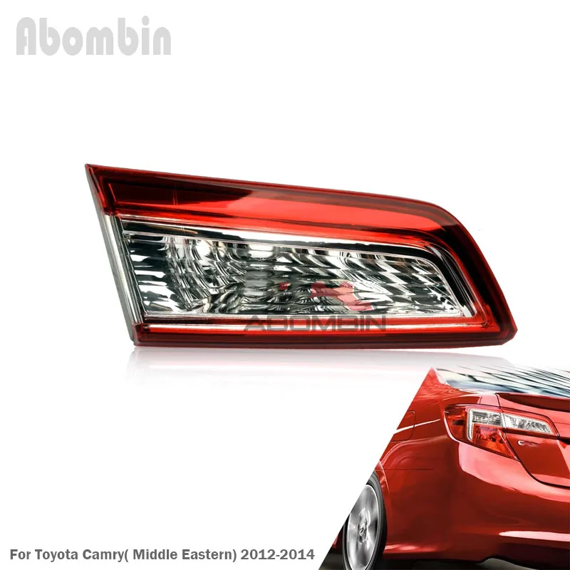 

Auto Rear Bumper Light Inner Tail Light Cover Brake Lamp Brake Light Housing For Toyota Camry Middle East/ U.S 2012 2013 2014