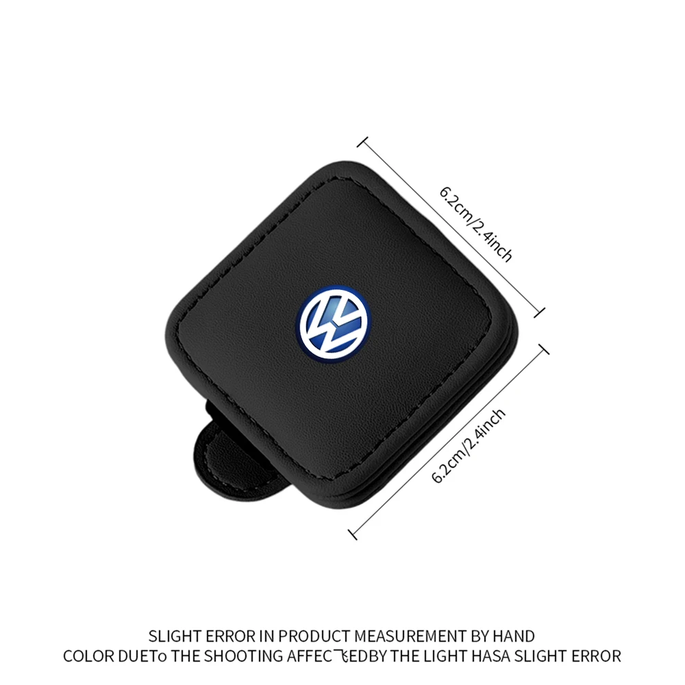 Car Sun Visor Sunglasses Clip Magnetic Case Holder Ticket Card Holder Car Accessories For Volkswagen VW Golf GTI Tiguan Passat