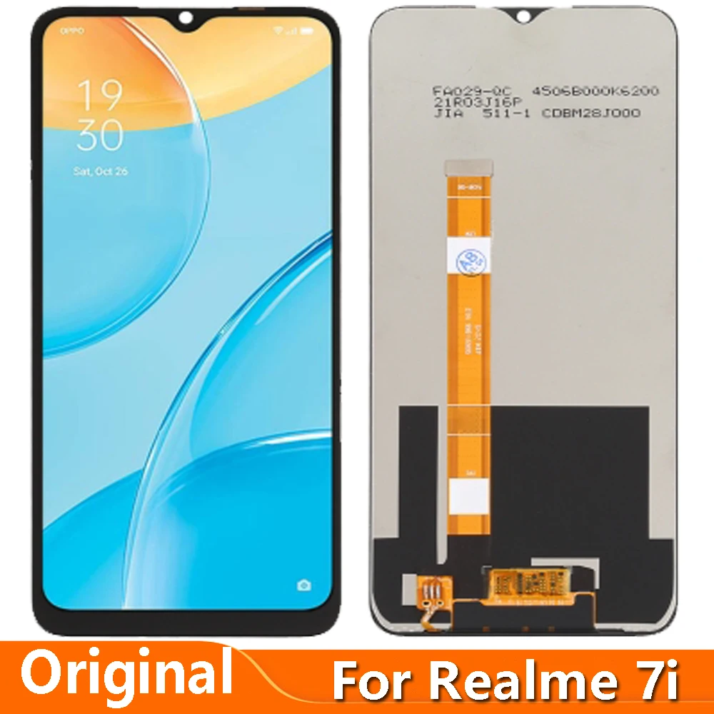 

For Realme 7i Global RMX2193 RMX2103 LCD Touch Screen Replacement Digitizer Assembly Helio G85