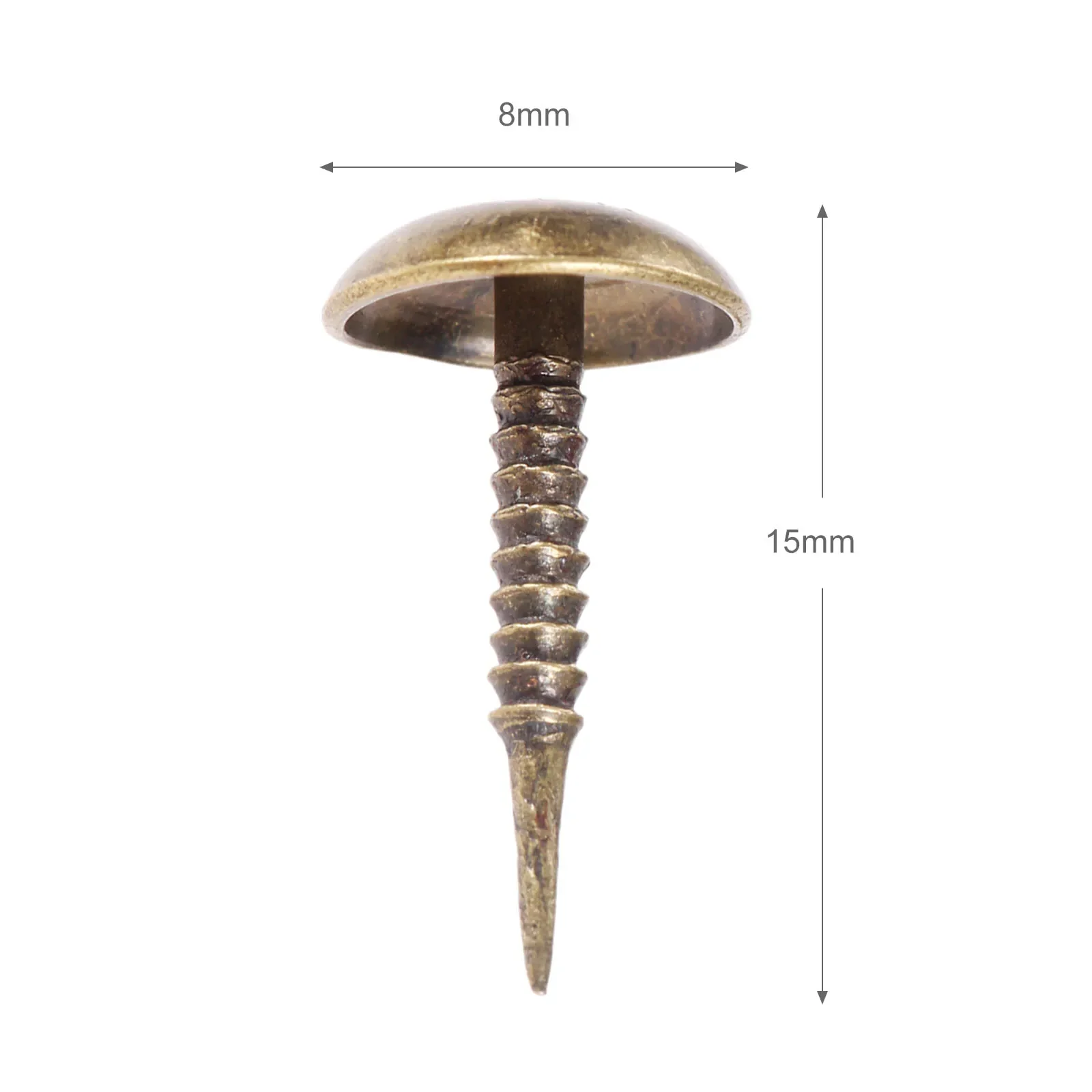 Dreld-装飾的な室内装飾品,100個,木製ジュエリーボックス,ソファ家具,パッド,8*15mm