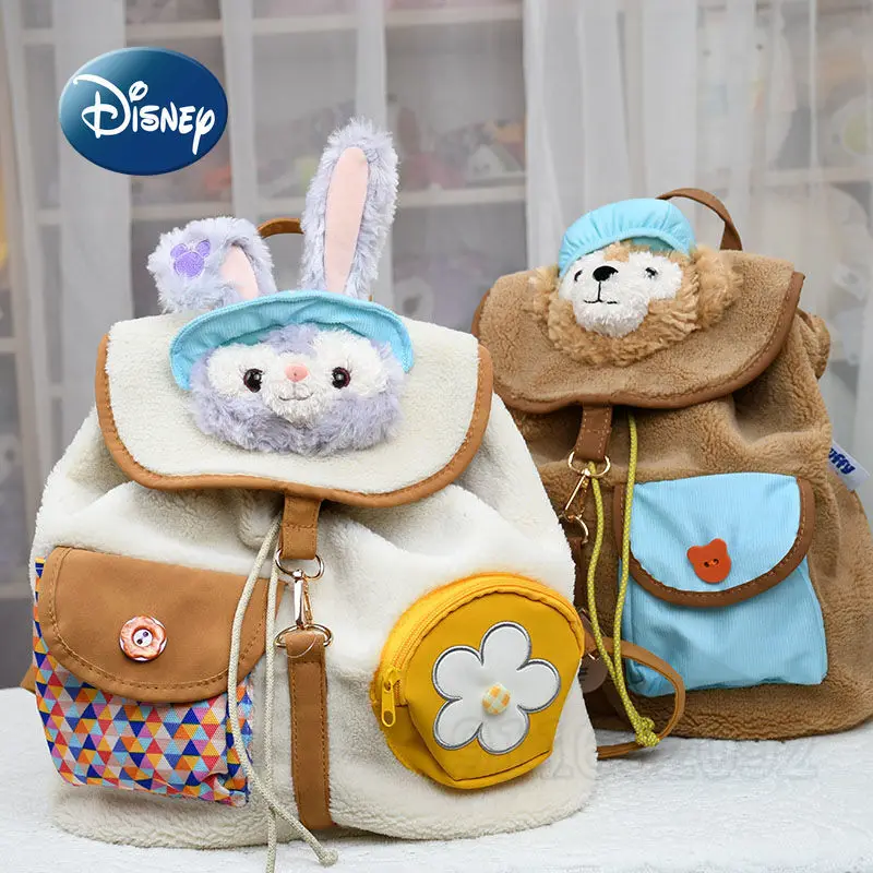 

Disney Original New Backpack Luxury Brand Fashion Women's Backpack Cartoon Girl Doll Backpack High Quality and Large Capacity