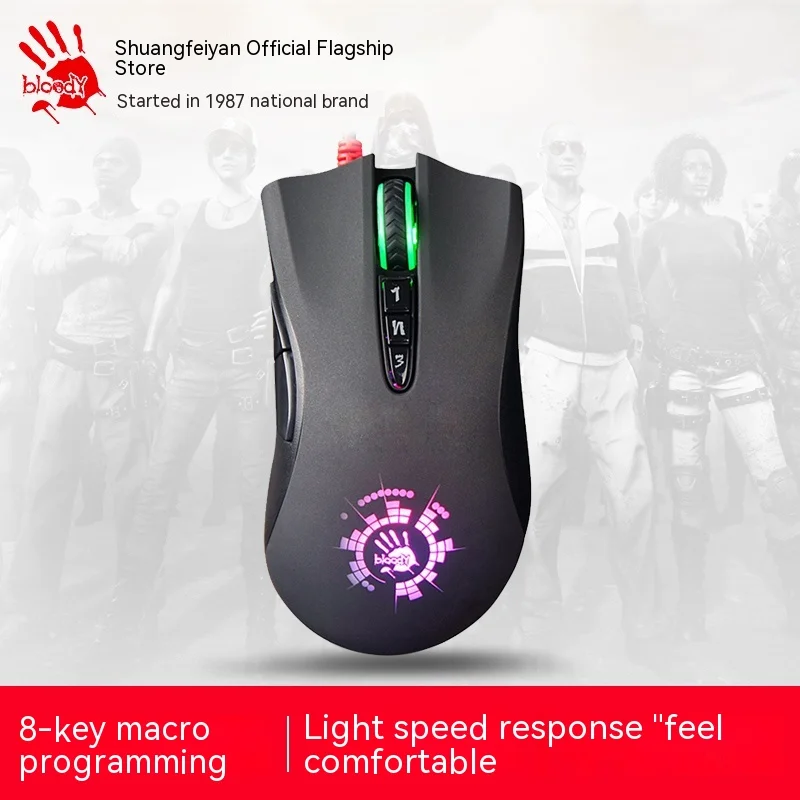 

New Blood Ghost A91 Jedi Survival Apex Eat Chicken Game Mouse Wired Usb E-sports Programming Electronic E-sports Game Mouse