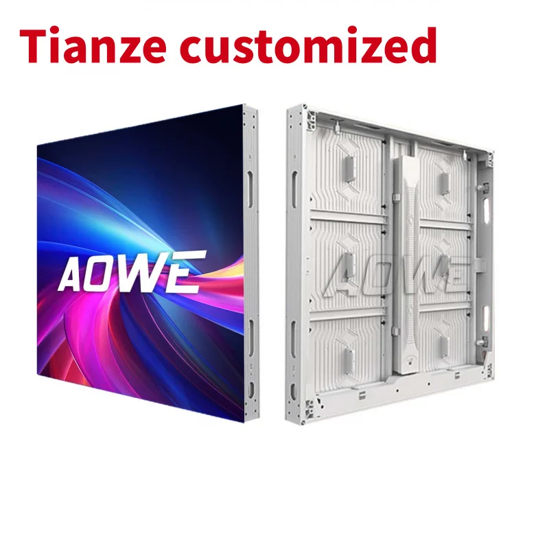 personalizado modulo de aluminio de estrutura simples telas led externas p4 p5 p667 p8 p10 tela de filme led publicidade externa 01