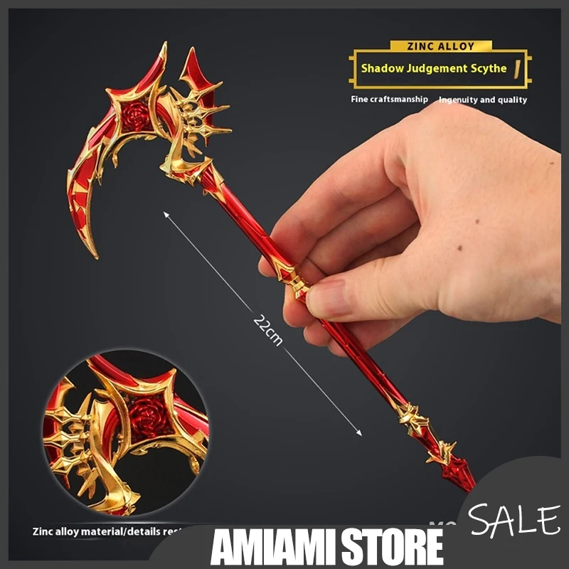 22cm Peace Elite Metro Royale Melee Scythe Replica Manga Style Collectible Toy for Gamers Birthday Present & Home Decor