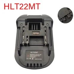 Convertidor adaptador de batería para Hilti, convertidor de batería de iones de litio de 22V, HLT22MT, herramientas de batería de iones de litio Makita