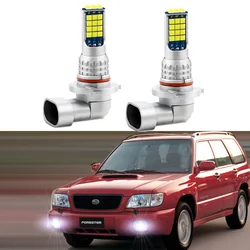 2Pcs LED Fog Lamp Bulbs For Subaru Forester SF 1997 1998 1999 2000 2001 2002 Front Fog Light White Canbus