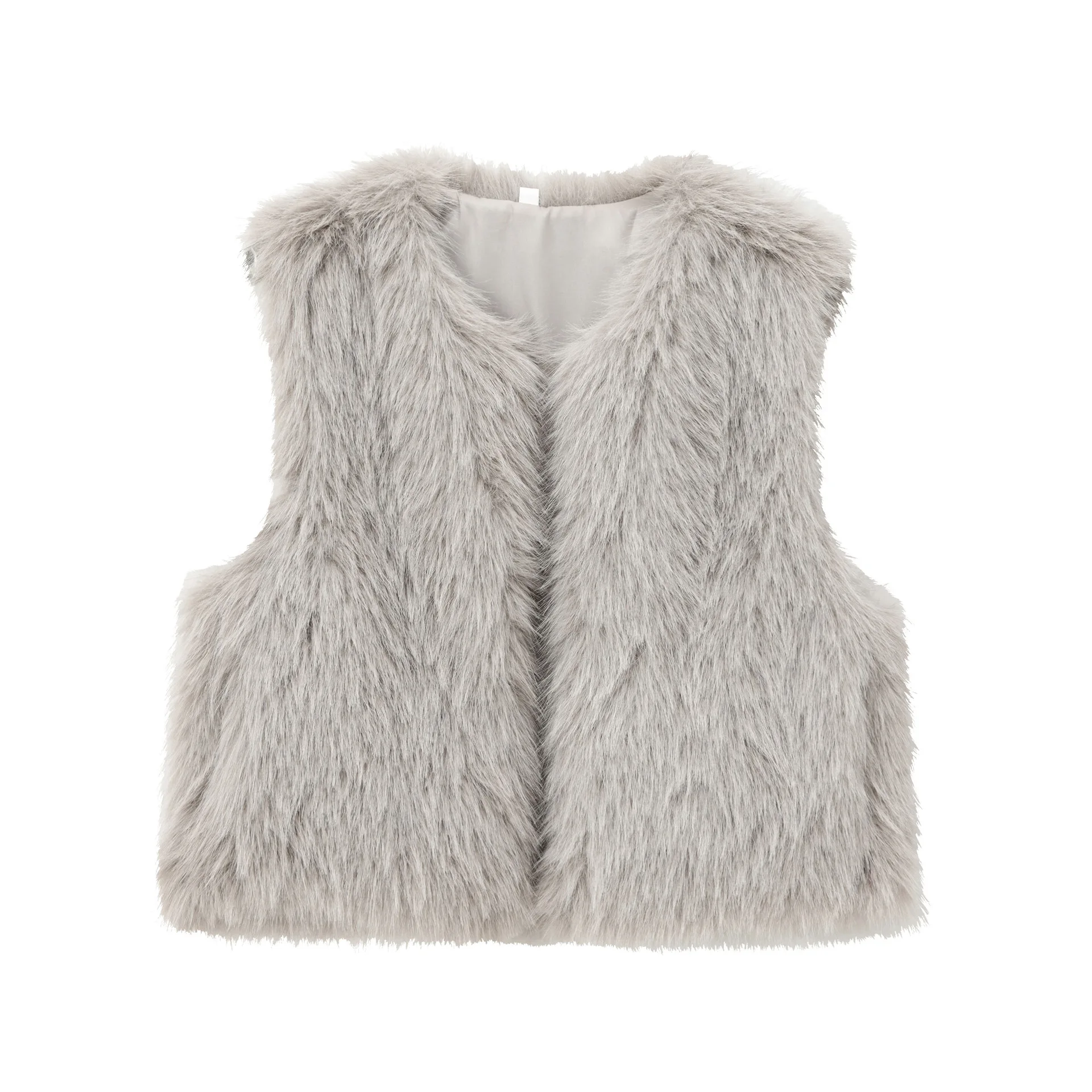 Women's Autumn Winter Faux Fur Vest Warm Fashion Casual Vest Coat Sleeveless Jacket Fashion Streetwear New Outerwear