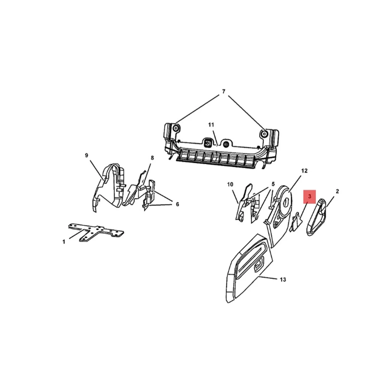 1DX41XDVAB передний левый ремень безопасности водителя, анкерная Накладка для Dodge Nitro Jeep Liberty 2009-2012, автомобильный фиксатор ремня безопасности