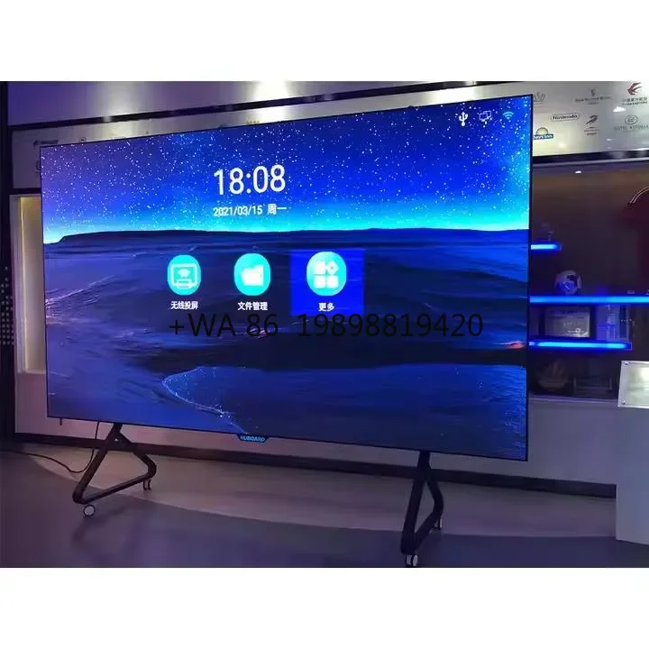 جدار فيديو داخلي عالي التحديث 640*480 مم قابل للتخصيص P1.86 شاشة LED داخلية