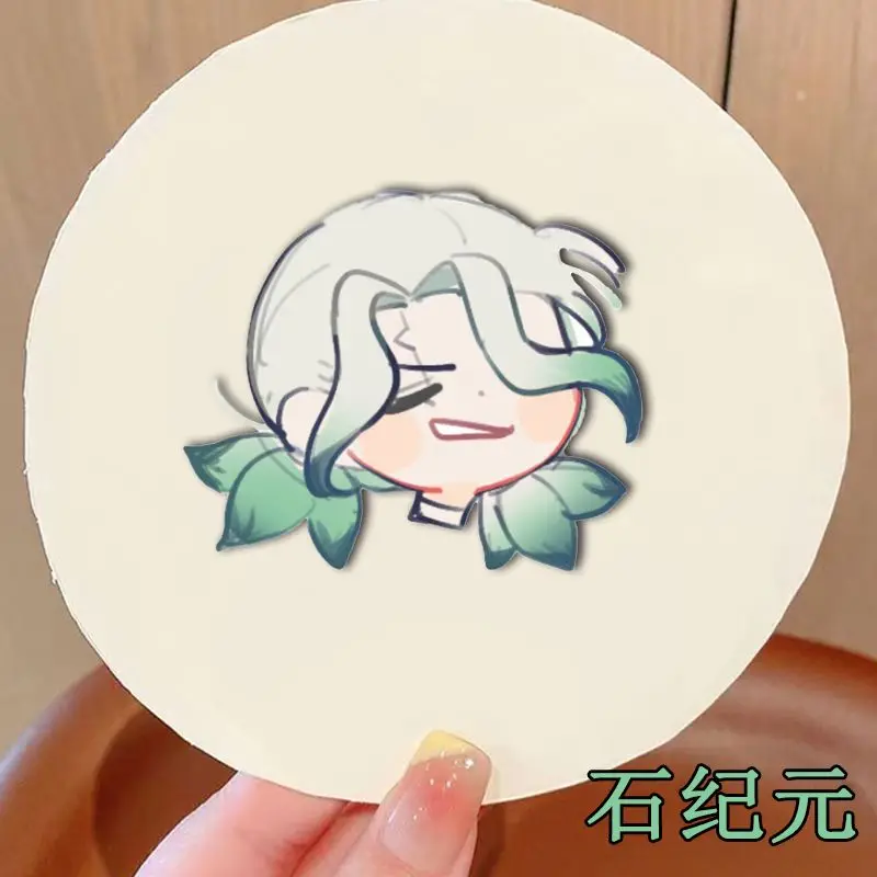 Anime Dr. STONE Ishigami Senku Badges Anime Badge Cartoon Brooch Clothes Backpack Jewelry Accessories Gifts