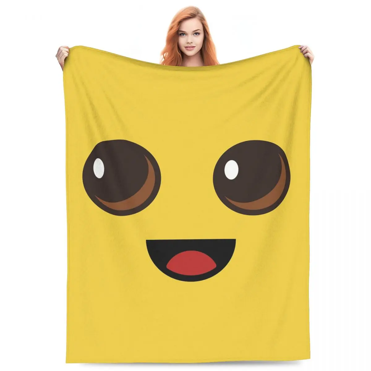 Peely Victory Royale Banana Blanket Flannel Sofa Throw Blanket Portable for Home Bedroom Travel Throws Bedspread Quilt