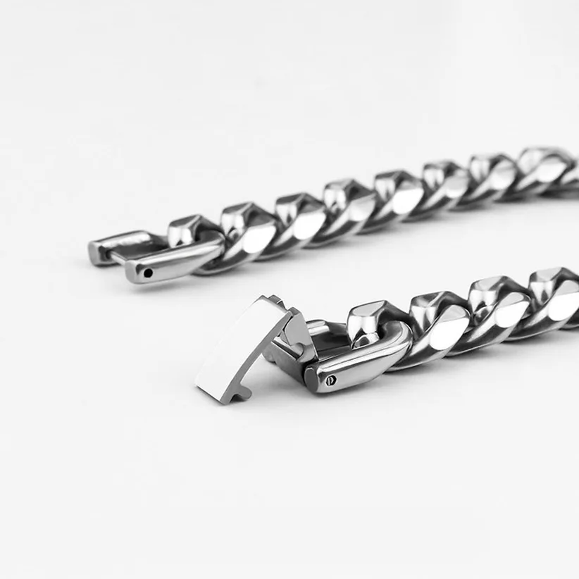 HNSP Hip Hop Stainless Steel Chain Necklace For Men 7MM-15MM Thick Long Chains Male Neck Jewelry Accessories