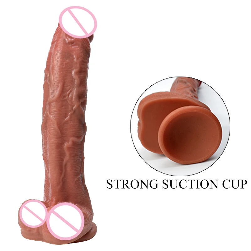 Liquid Silicone Dildo For Women With Suction Cups, Giant Dildo, Super Realistic, Oversized Penis, Sex Toy For Women